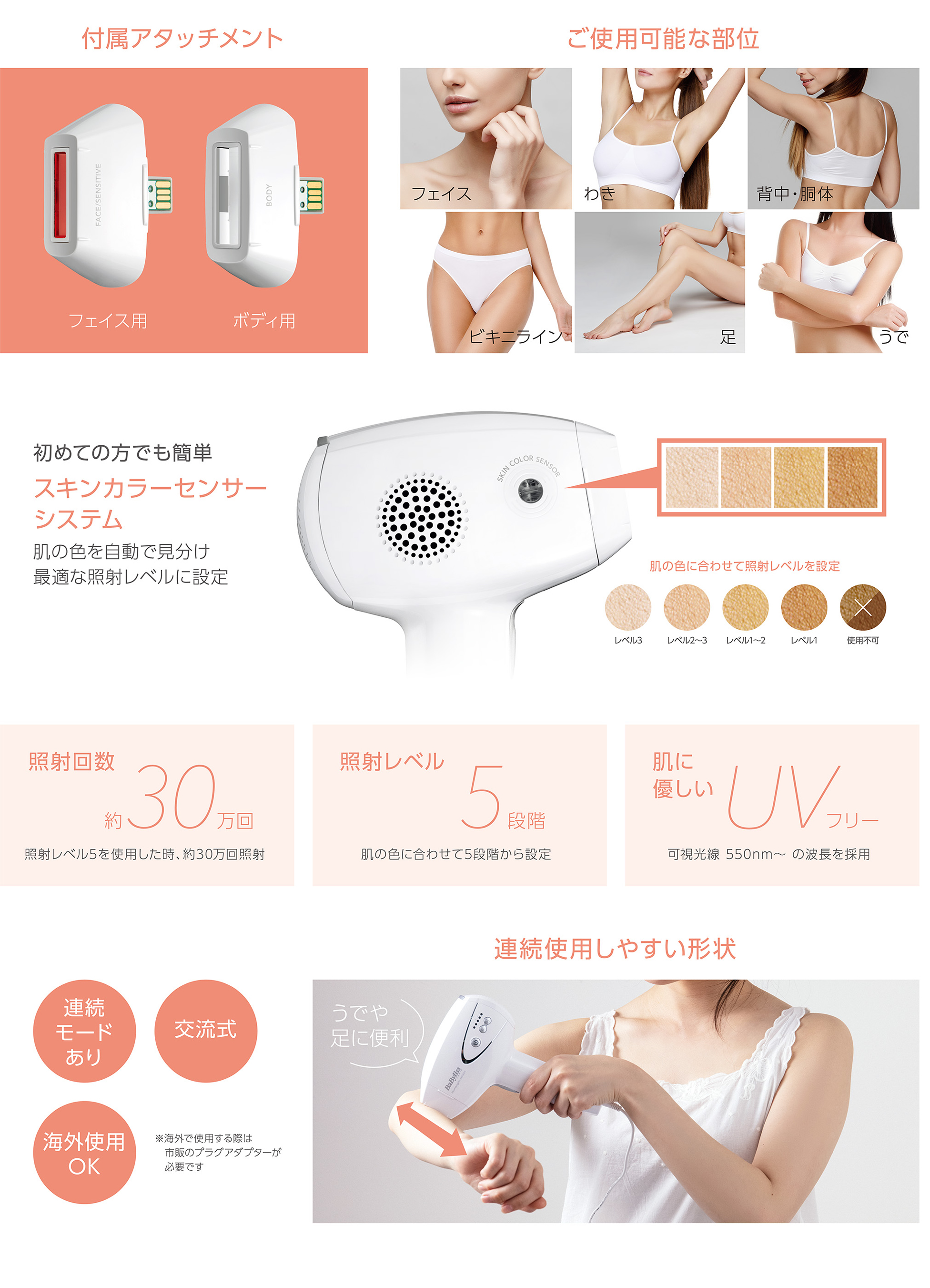 ボディケア（BODY CARE）｜ベビリスオフィシャルサイト｜BaByliss